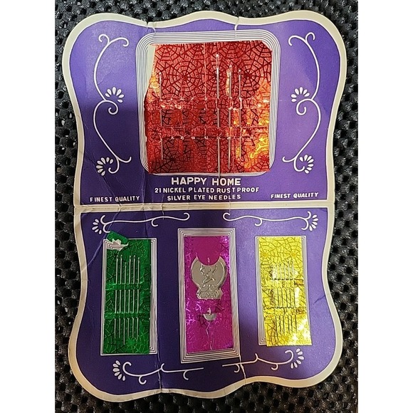 Vintage Happy Home Needle Book Sewing Supplies Threader Japan - Picture 4 of 9